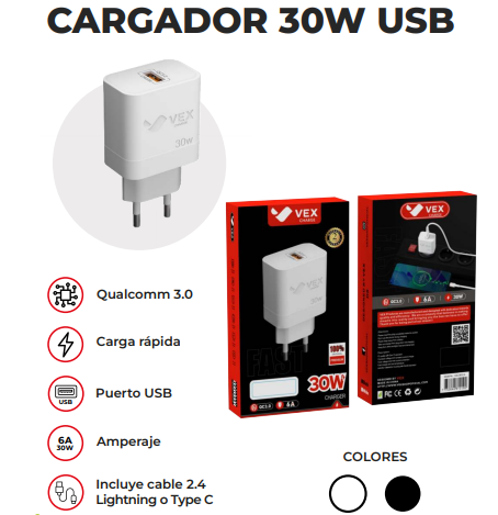 15-Cargador 30W USB