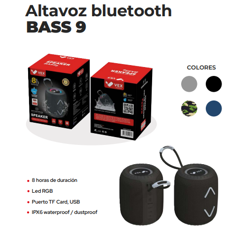 19-Altavoz bluetooth BASS 9