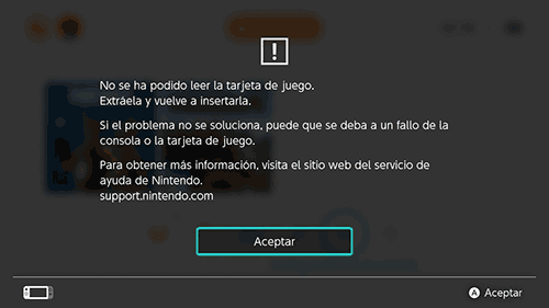 ¿No lee juegos de cartucho la Nintendo Switch?